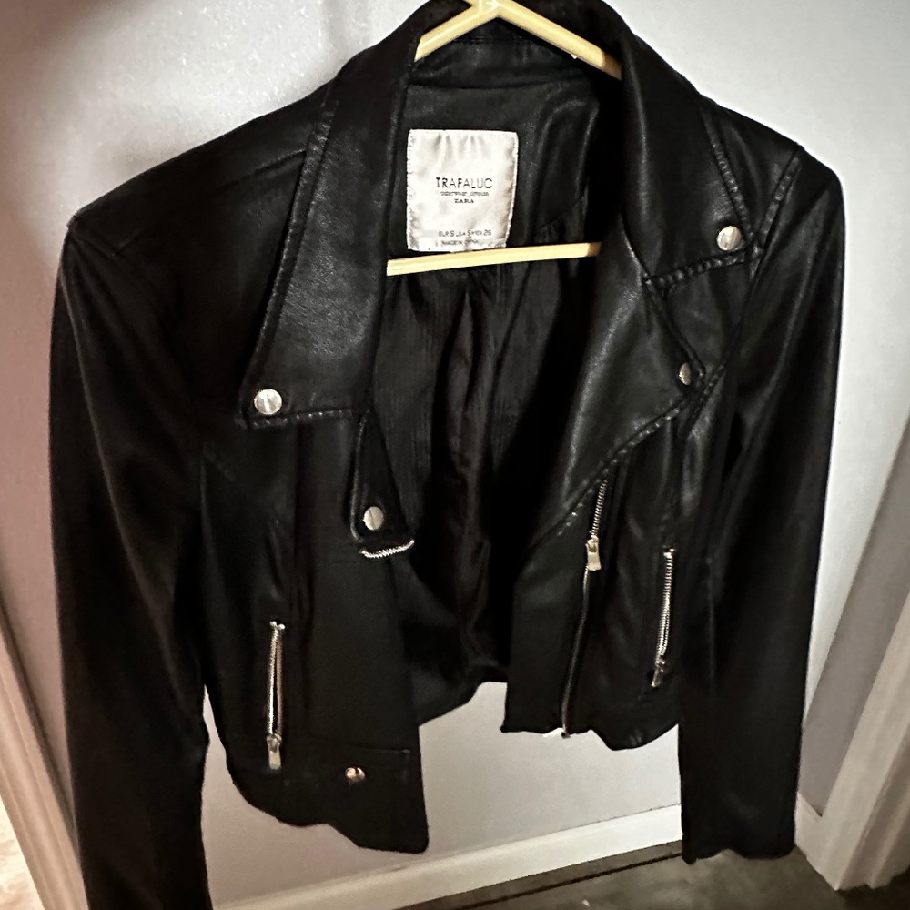 Zara pleather jacket